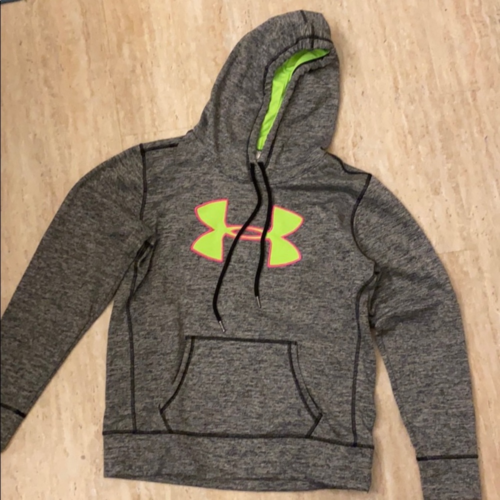 Gray underarmour hoodie